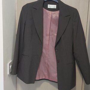 Womens Grey and Pink Suit